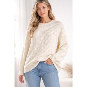 Anthropologie Sanctuary Sweater Long Sleeve Boho Relaxed Medium NWT Read CR60